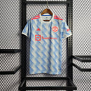 Camisa Manchester United II 21/22 – Torcedor Masculina – Azul Claro